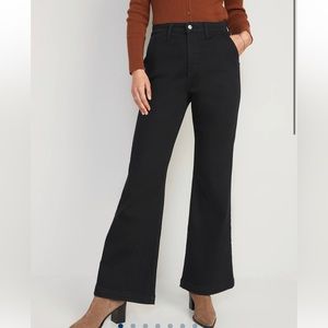 New with tags, old navy flare black jean